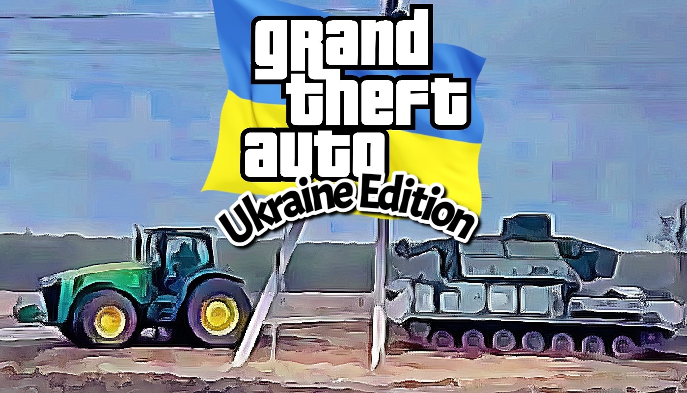 GTA 5 Ukraine édition Un add on permet de voler 30 types de blindés russes à pied ou via un